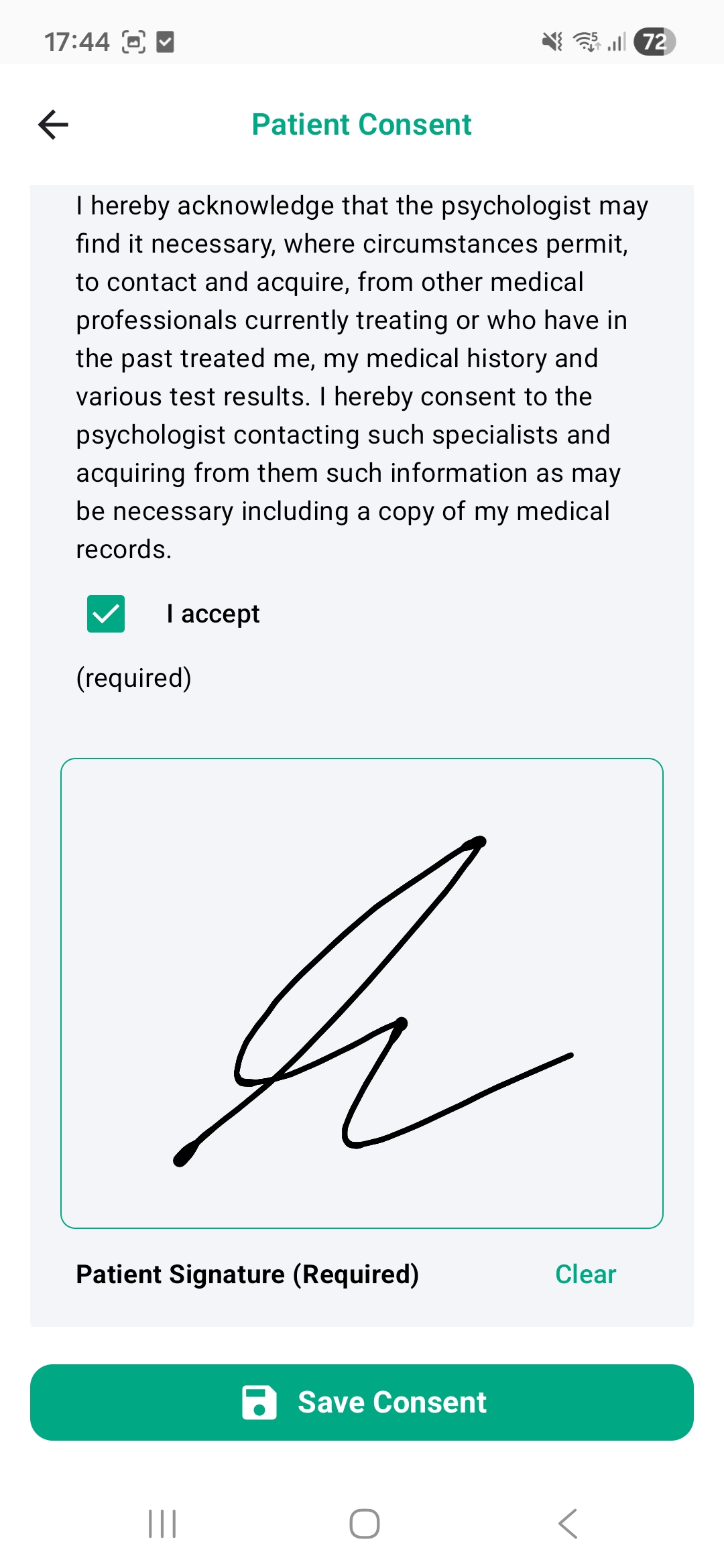 Digital Consent