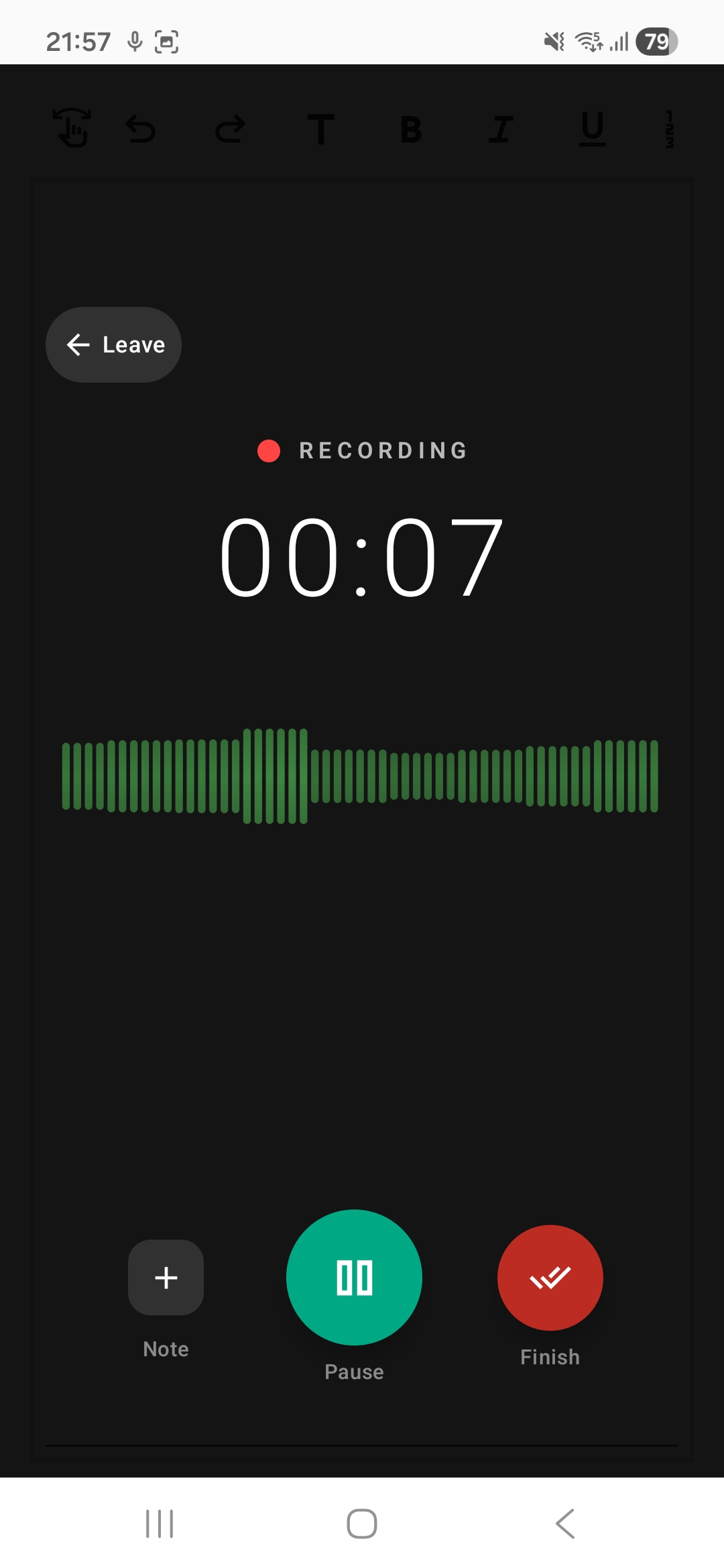 Record Audio
